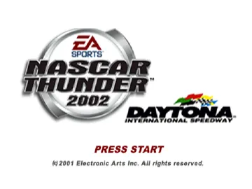 NASCAR Thunder 2002 (US) screen shot title